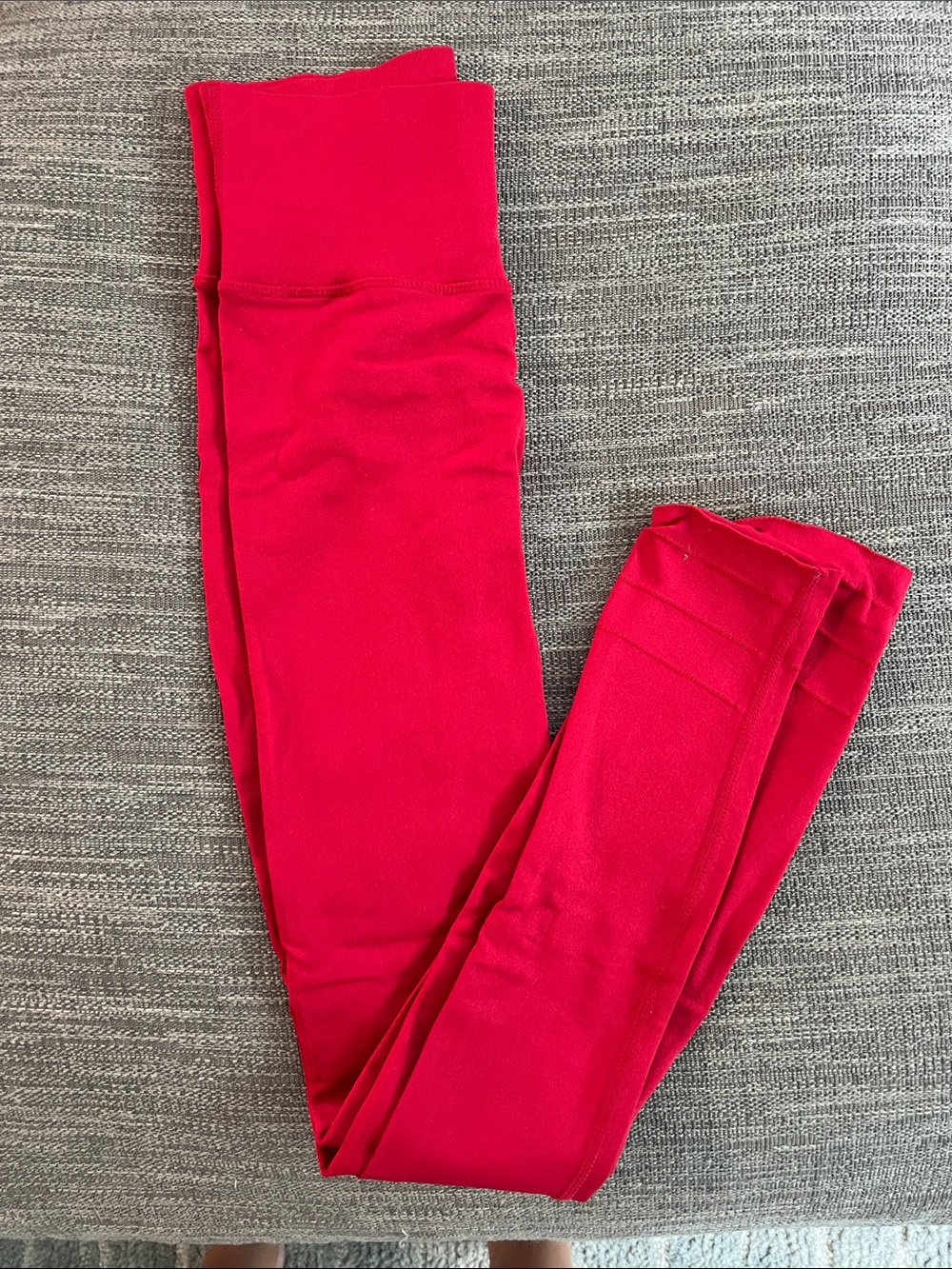 Fabletics SculptKnit Red High-Waist Leggings